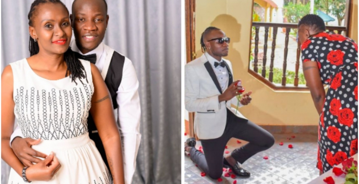 31-Year-Old Gospel Singer Guardian Angel Proposes to His 51-Year-Old Girlfriend Esther Musila