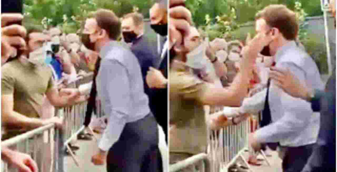 Man Slaps French President Emmanuel Macron in the Face [VIDEO]