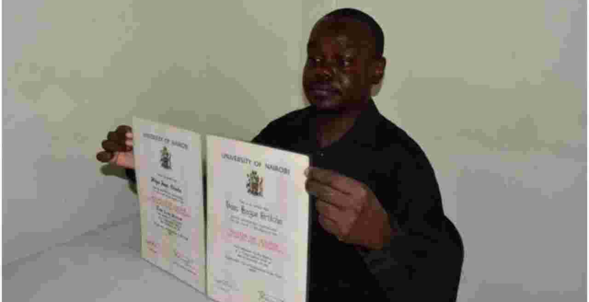 Kenyan Man with First Class Honors and Masters Remains Jobless for 14 Years for Being 'Overqualified'