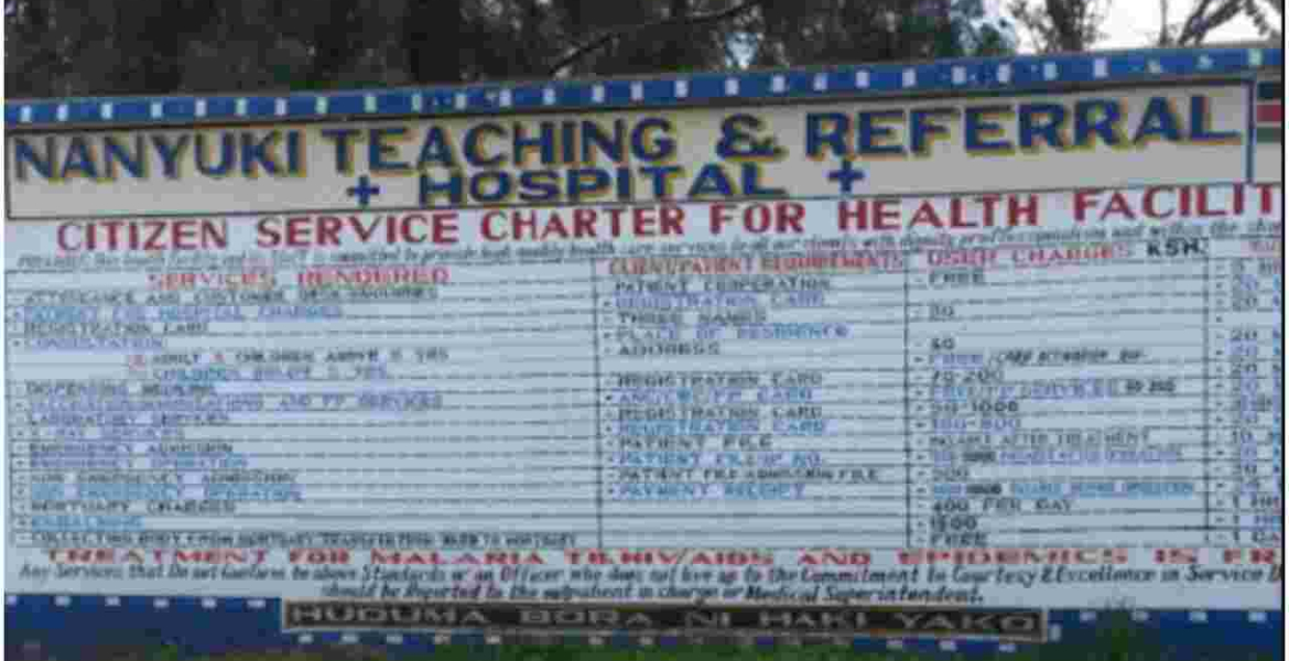 Outrage After Two Patients Die at Nanyuki Referral Hospital as Staff Members Attend Birthday Party