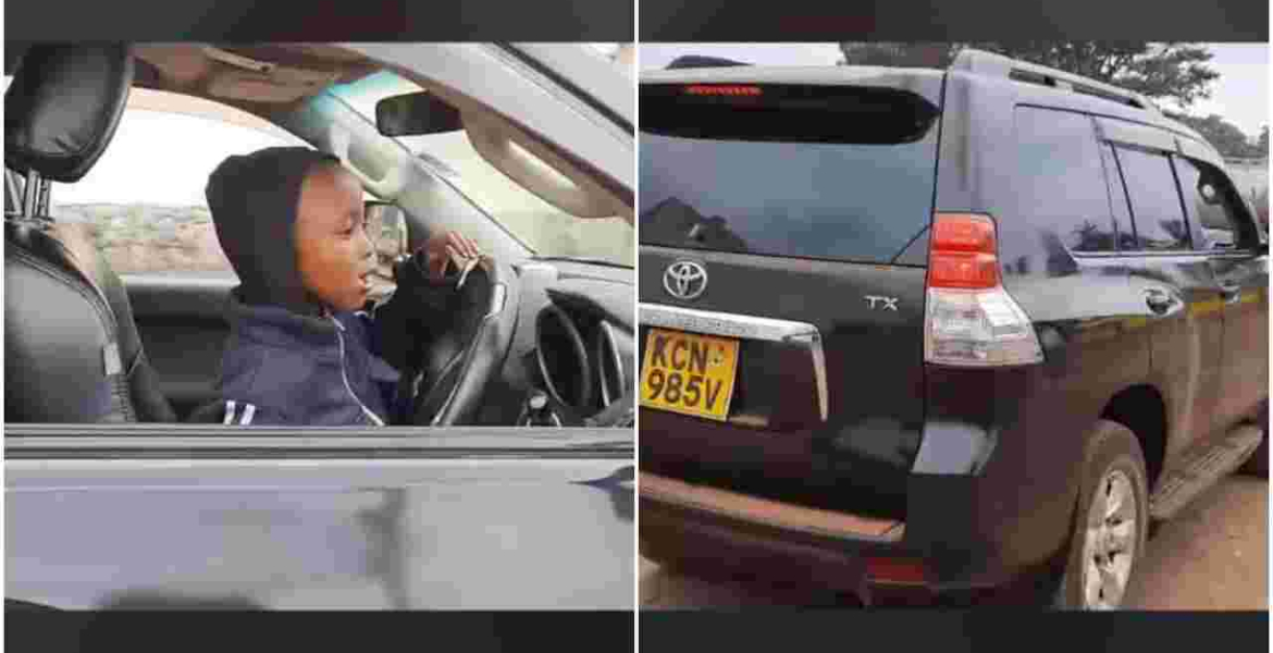 Father of 7-Year-Old Kenyan Boy Filmed Driving Toyota Prado Arrested