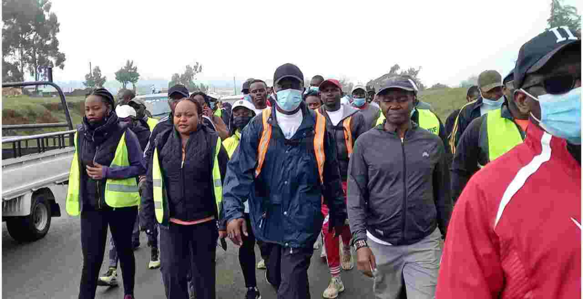 Tuju Walks 57 Kilometers from Karen to Kijabe Hospital, 16 Months After Road Accident