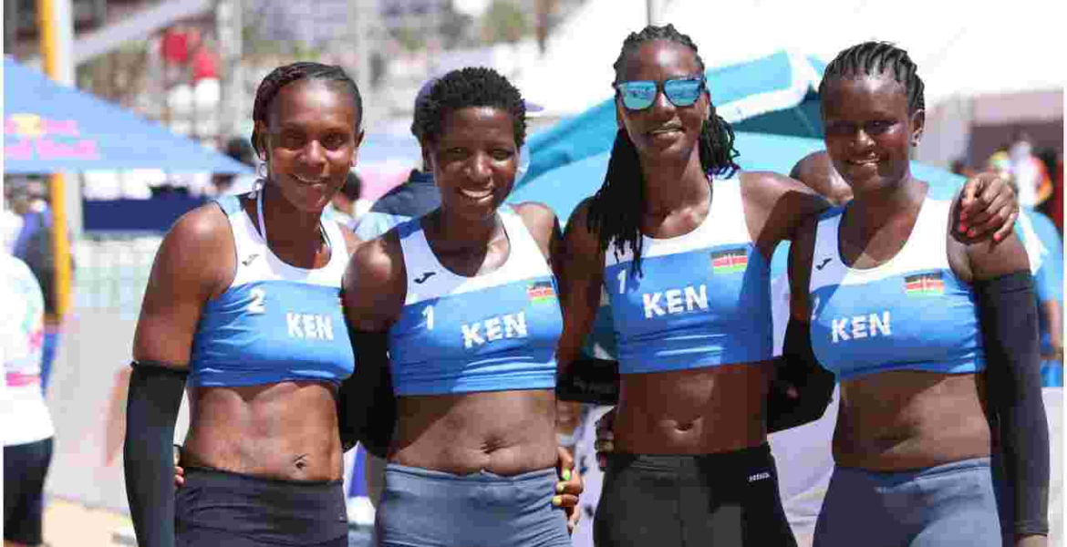 Kenya Women's Beach Volleyball Team Beats Nigeria to Qualify for Olympics