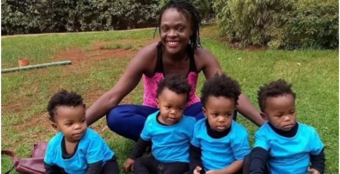 Kenyan Mother Spends Sh44,500 on Uniform for Her Quadruplets
