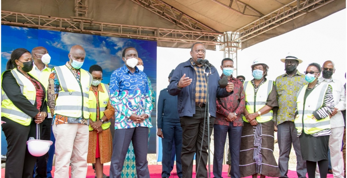 President Uhuru Orders Crackdown on Companies Polluting River Athi