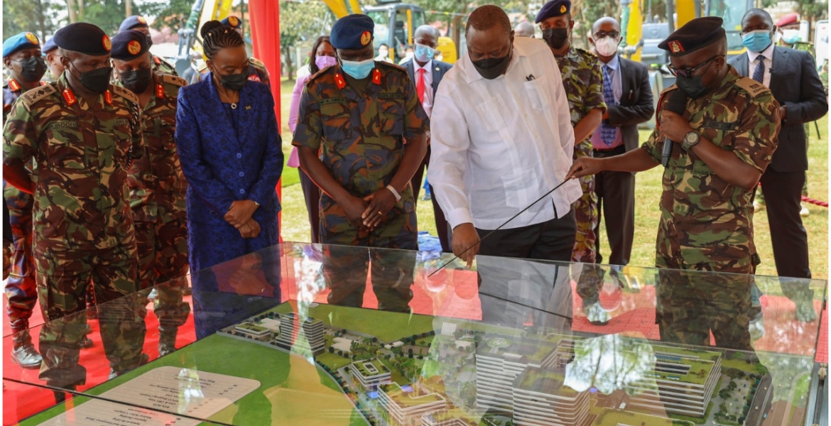 Uhuru Launches Construction of 700-Bed Capacity Military Hospital in Nairobi