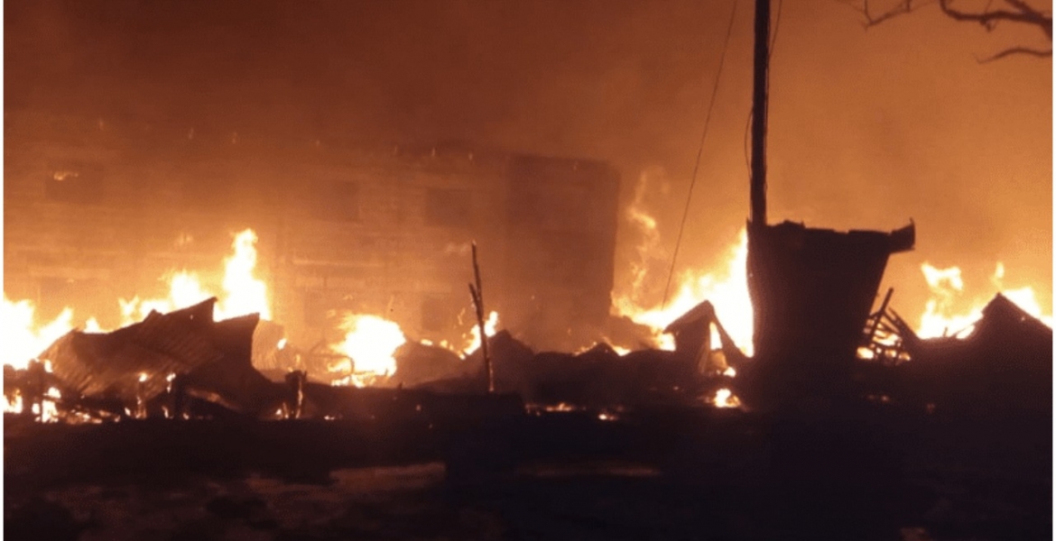 Another 'Annual' Fire Destroys Gikomba Market in Nairobi