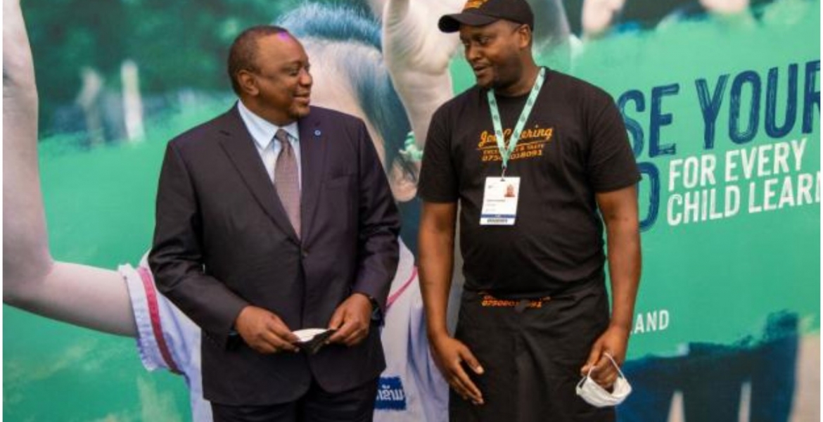 Joe Gatonye: Kenyan Chef Who Served Uhuru During UK Visit Last Week