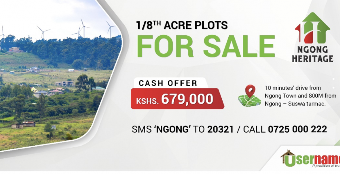 Ngong Heritage: Affordable Land for Sale Near Ngong Town