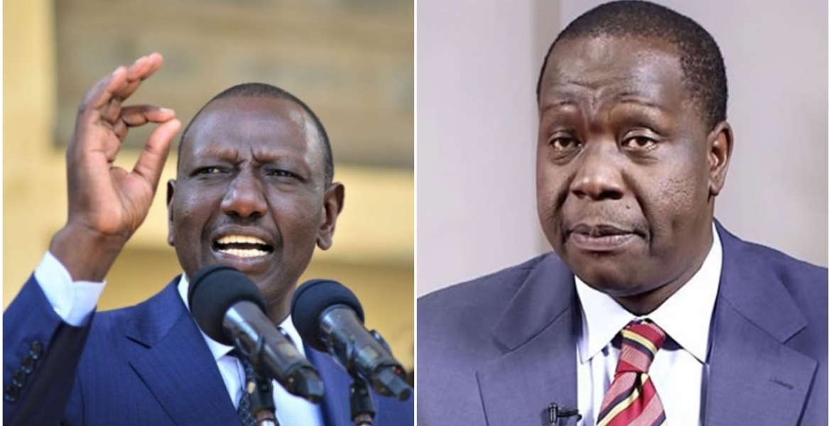Ruto Reprimands Matiang'i for Exposing Him to Security Threats