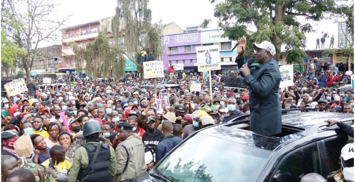 Deputy President William Ruto Declares Himself Mt Kenya Region’s Kingpin