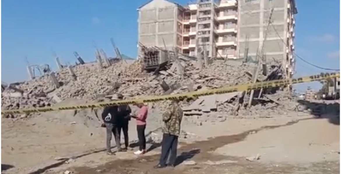 Nine-Storey Building Under Construction Collapses in Ruiru