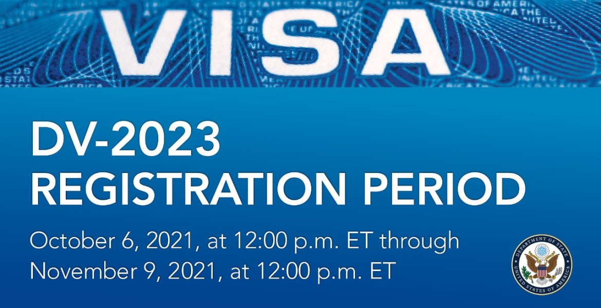 US Green Card Lottery (DV-2023) Registration Open, Closes Tuesday, November 9, 2021