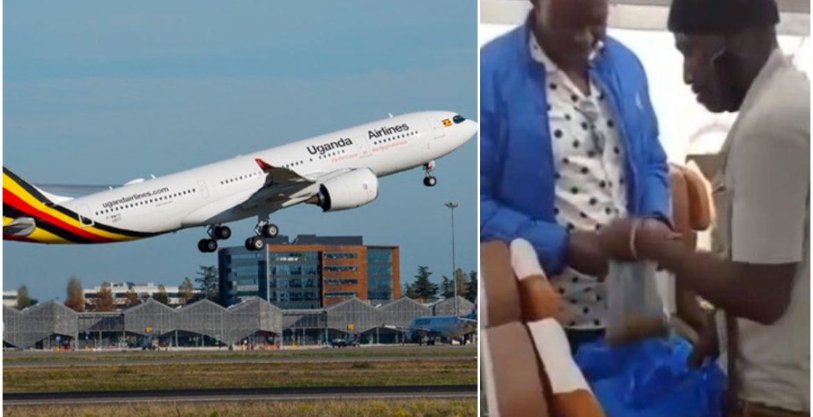 Uganda Airlines Crew Suspended for Allowing Man to Hawk Grasshoppers in a Flight