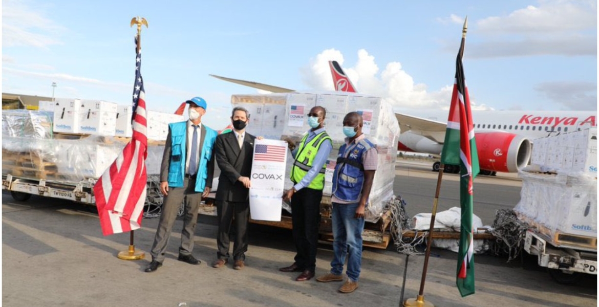 Kenya Gets 834,130 Doses of Pfizer Vaccine from the US