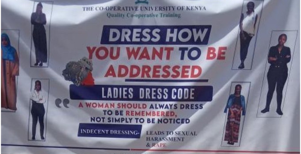 Co-operative University Apologizes After Banner Linking Rape to Indecent Dressing Causes Uproar
