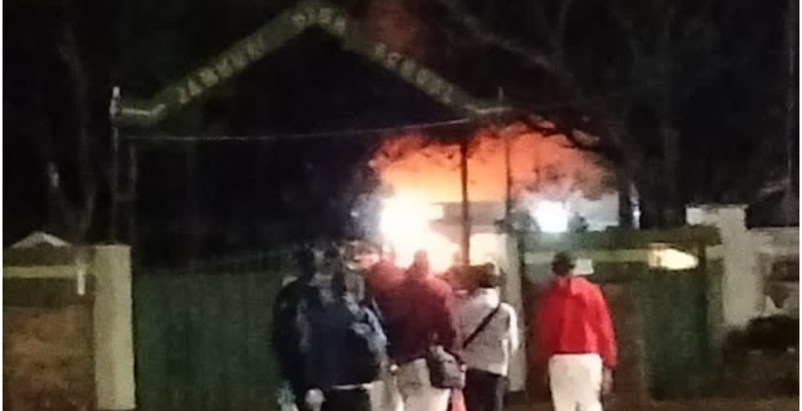 Fire Guts Down a Dormitory at Jamhuri High School in Nairobi