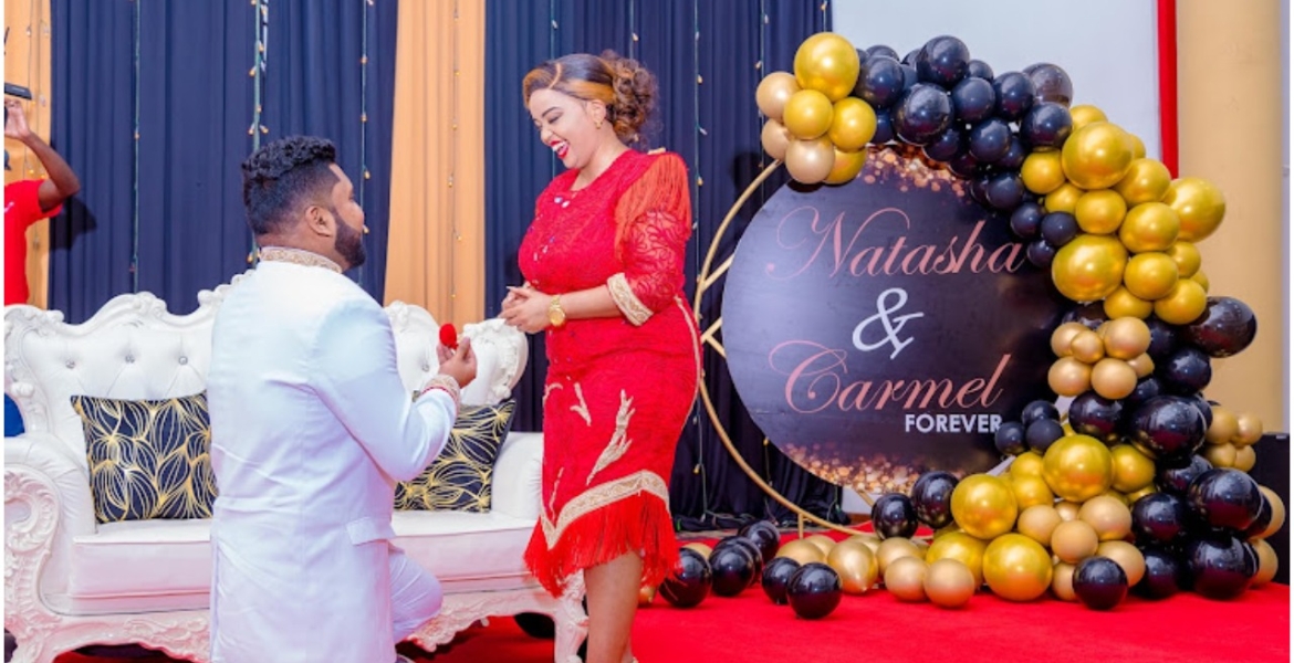 Flashy Preacher Reverend Lucy Natasha Gets Engaged to Fiancé Prophet Carmel