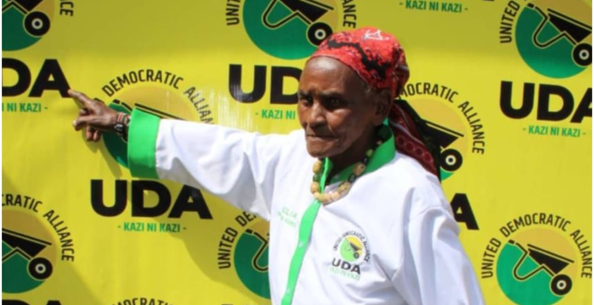 Popular Granny Cecilia Wangari Joins UDA Party, to Run for Nairobi Woman Rep Seat