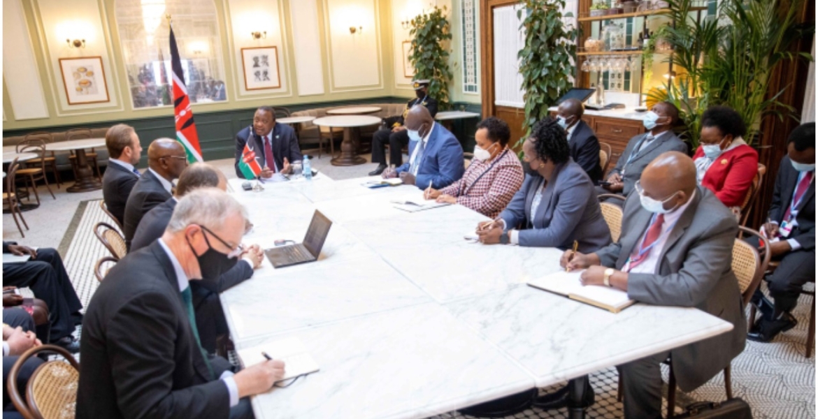 President Uhuru Briefed on Progress of Kenya-UK Health Alliance