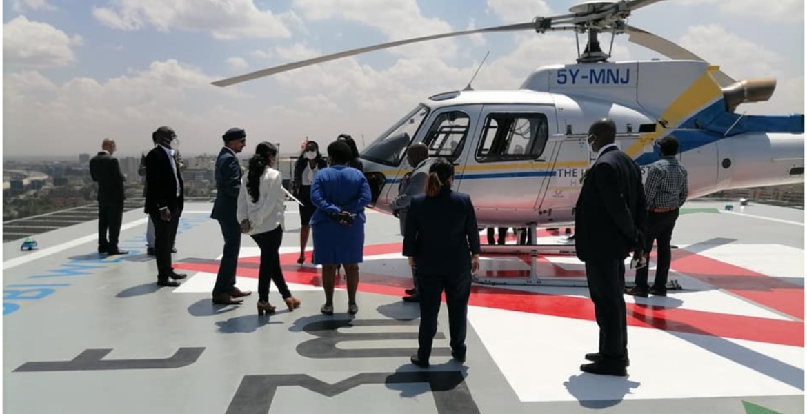Nairobi West Hospital Unveils a Helipad to Boost Emergency Medical Evacuations