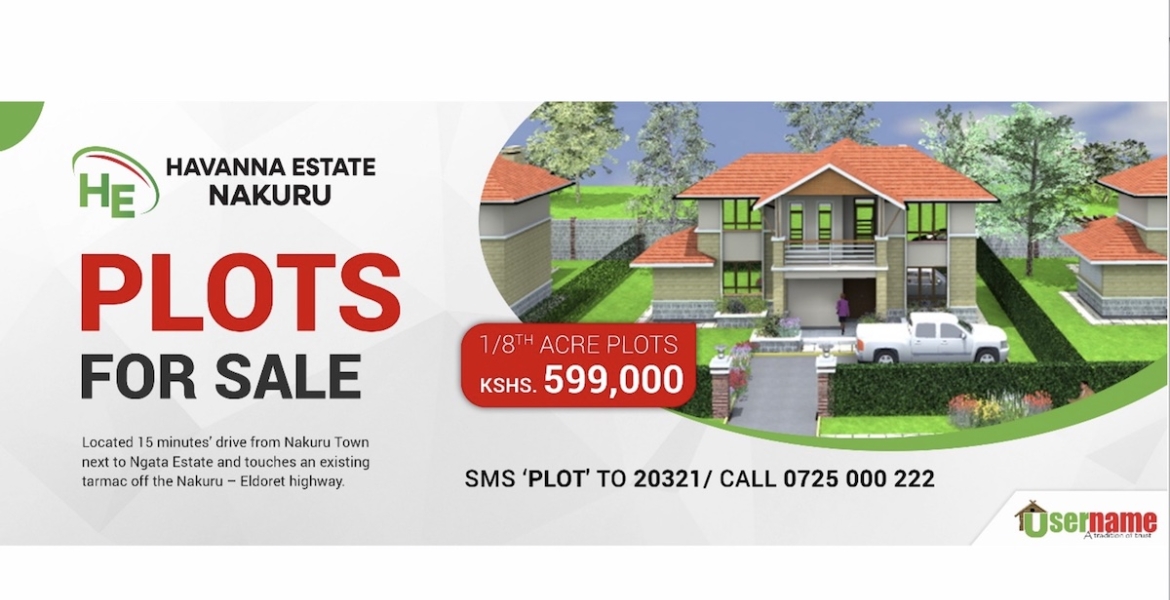 Plots for Sale in Havanna Estate, Nakuru