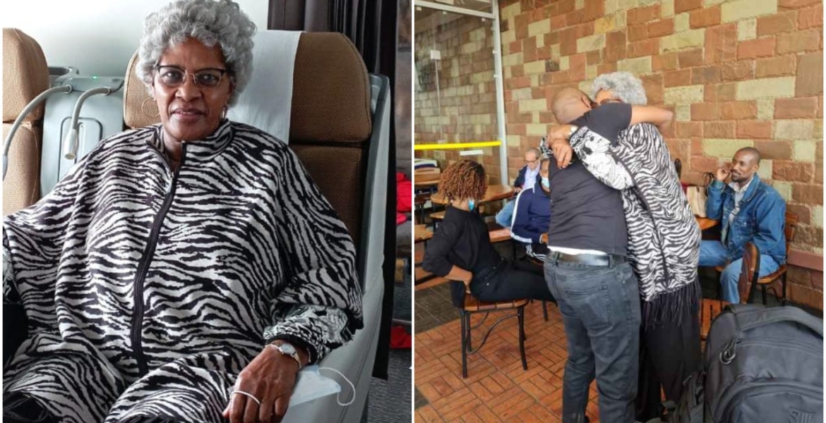 Joy as Kenyan Woman Returns from the US, Reunites with Son After 23 Years of Separation