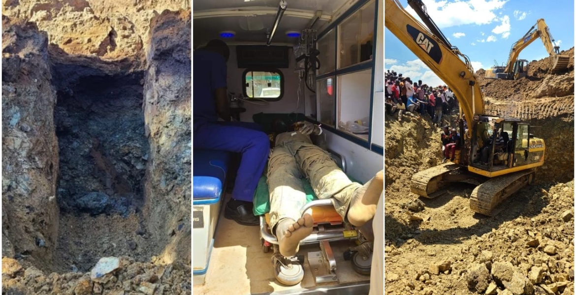 Miner Trapped in Collapsed Goldmine in Migori Rescued Alive After Four Days