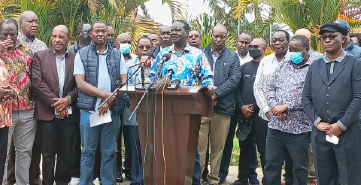 Over 30 Governors Throw Their Weight Behind Raila’s 2022 Presidential Bid