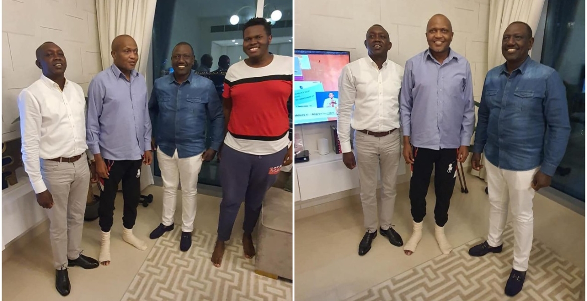 Deputy President William Ruto Visits MP Moses Kuria in Dubai