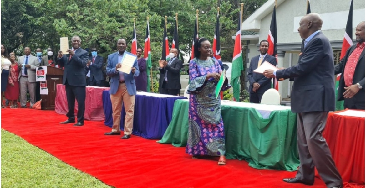 NARK-Kenya Leader Martha Karua Formally Joins One Kenya Alliance