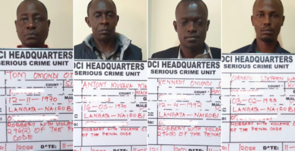 Four DCI Detectives Arrested for Abducting a Man, Robbing Him of over Sh300,000