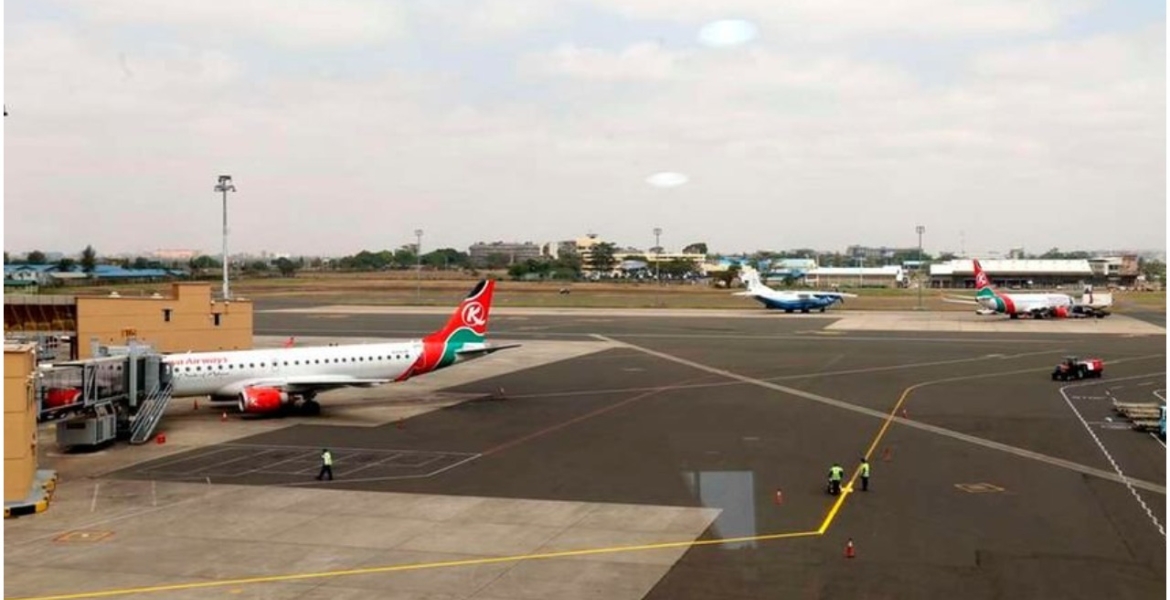 JKIA Runway Closed After Aircraft Develops a Mechanical Problem