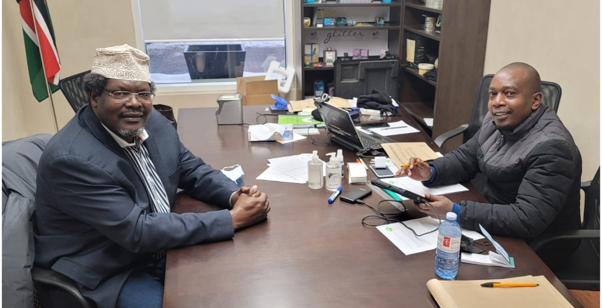 Miguna Miguna Visits Kenya Consulate in Toronto in Ongoing Diaspora Voter Registration