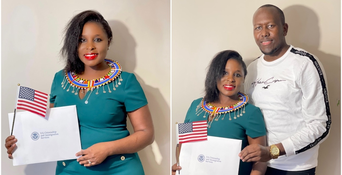 Former Kenyan Radio Presenter Evelyne Nashipae Acquires US Citizenship
