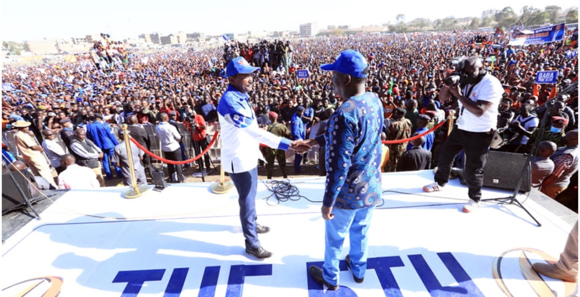Raila Tosha, Kalonzo Declares as He Drops Presidential Bid