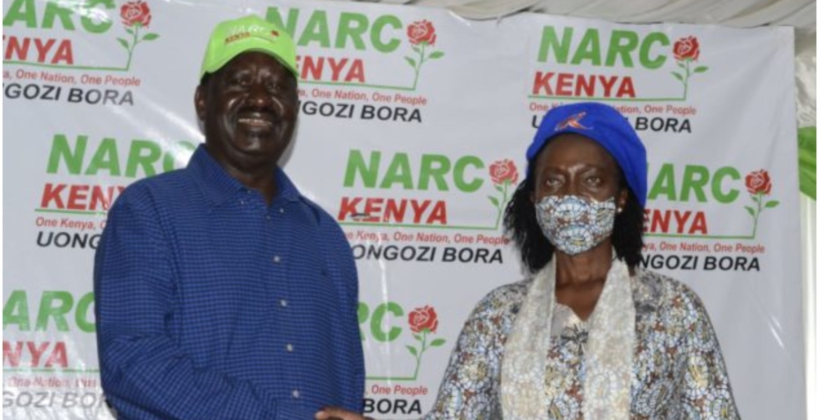 Martha Karua Declares Support for Azimio La Umoja Presidential Candidate Raila Odinga