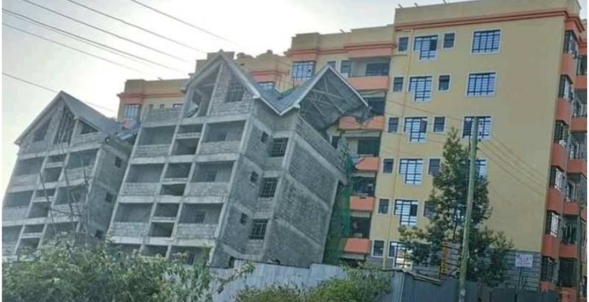 Four-Story Building Under Construction Collapses in Kiambu