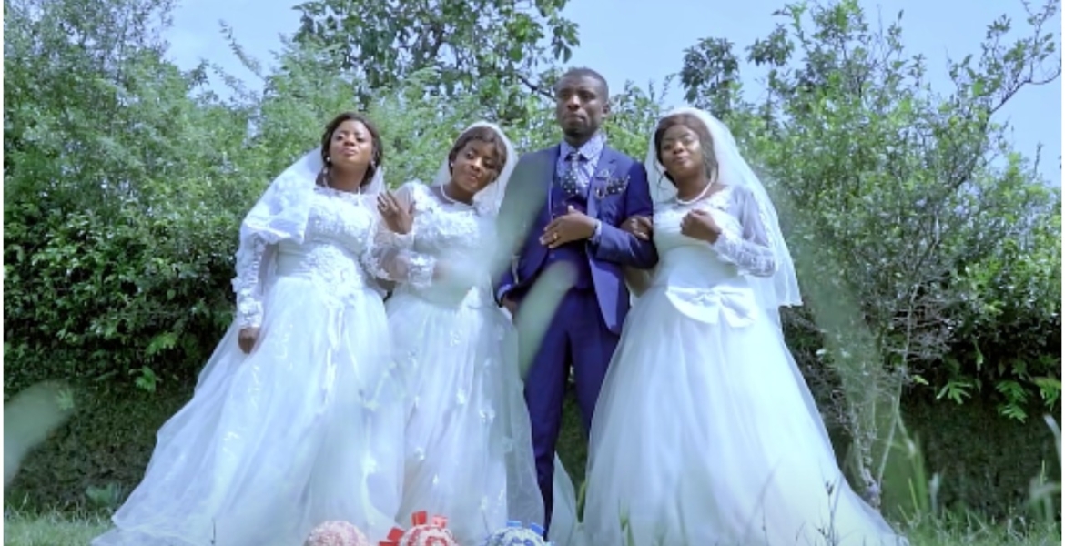 Man Marries Triplets in a Colorful Ceremony After Unknowingly Dating All of Them