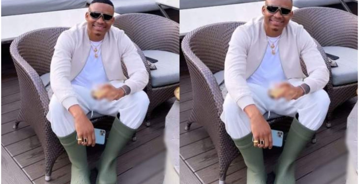 Kenyan Singer Otile Brown Flaunts New Sh80,000 Crocs Boots