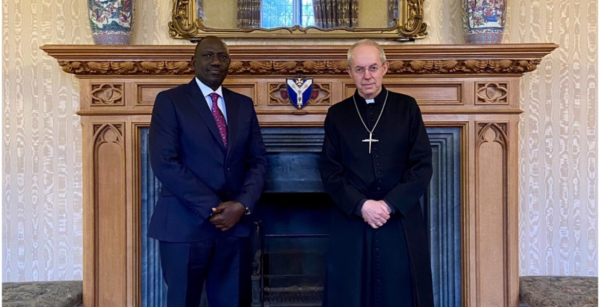 Ruto Meets Archbishop of Canterbury Justin Welby in London
