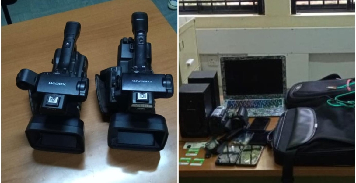 Sh1 Million Cameras Stolen from a Nairobi Church During Prayers Recovered, Three Suspects Arrested