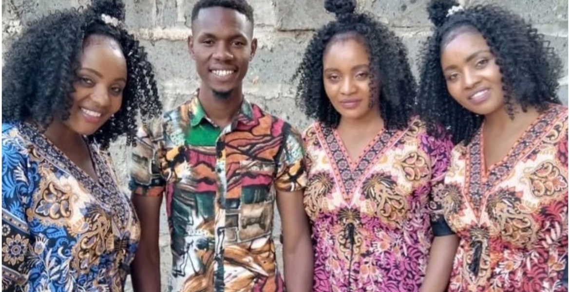 I'll Do a Mass Wedding, Kenyan Man Dating Identical Triplets Says