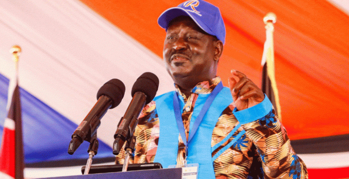 Raila Pledges to Free All Petty Offenders and Go After Graft Lords if Elected President