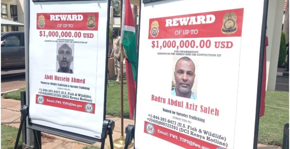 US Offers $2 Million Reward for Information on Two Kenyan Drug Suspects