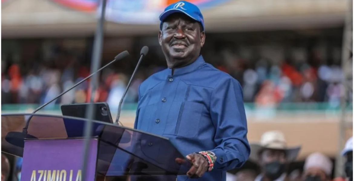 Azimio La Umoja-One Kenya Coalition to Unveil Raila’s Running Mate on Monday