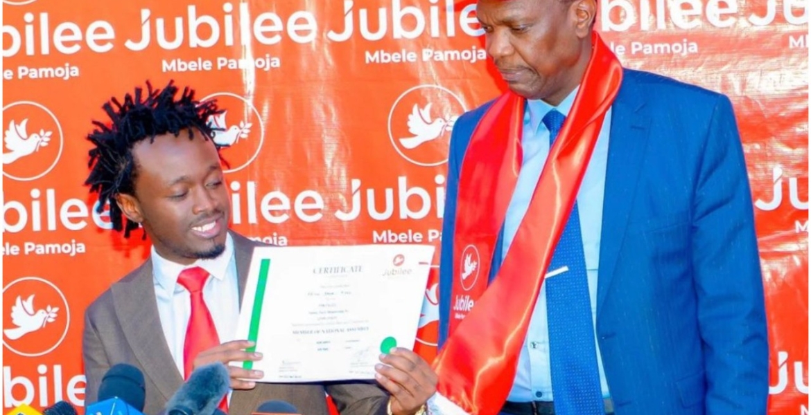 Singer Bahati Finally Gets a Jubilee Party Ticket to Vie for Mathare MP Seat