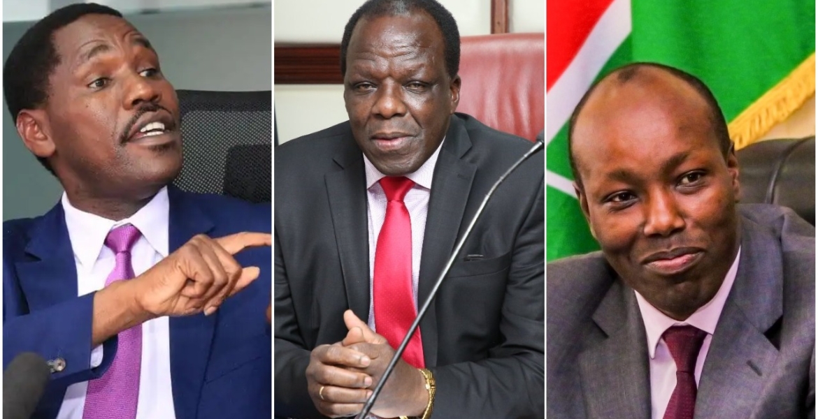 Peter Munya, Lee Kinyanjui and Wycliffe Oparanya Added to Raila's Running Mate Shortlist