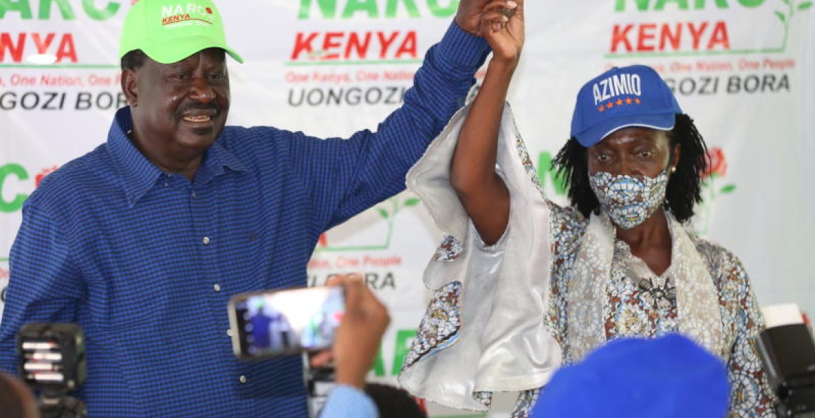 Raila Picks Martha Karua as His Running Mate