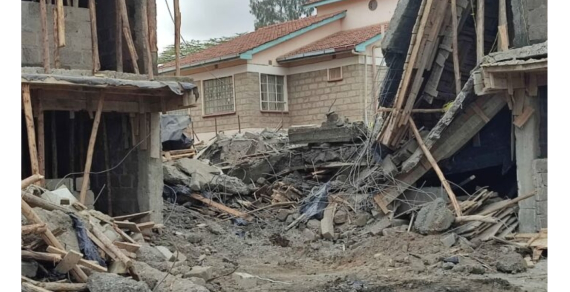 Five People Feared Dead After Building under Construction Collapses in Kitengela
